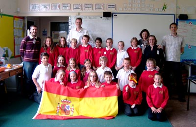 Profesores de Novaschool Añoreta, durante una visita a Gales el año dentro del proyecto Comenius