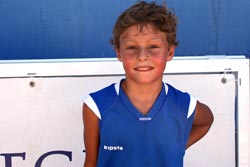 Nacho García camper de 7 años
